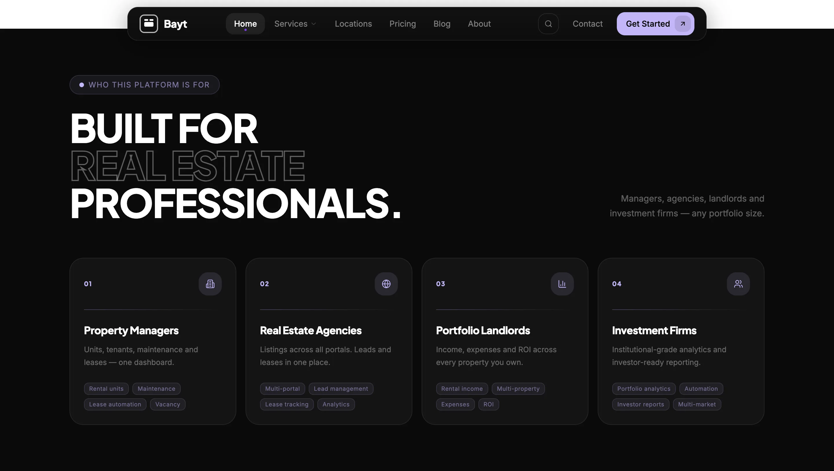 Luxury Real Estate Investment Platform (Concept Build) gallery 2
