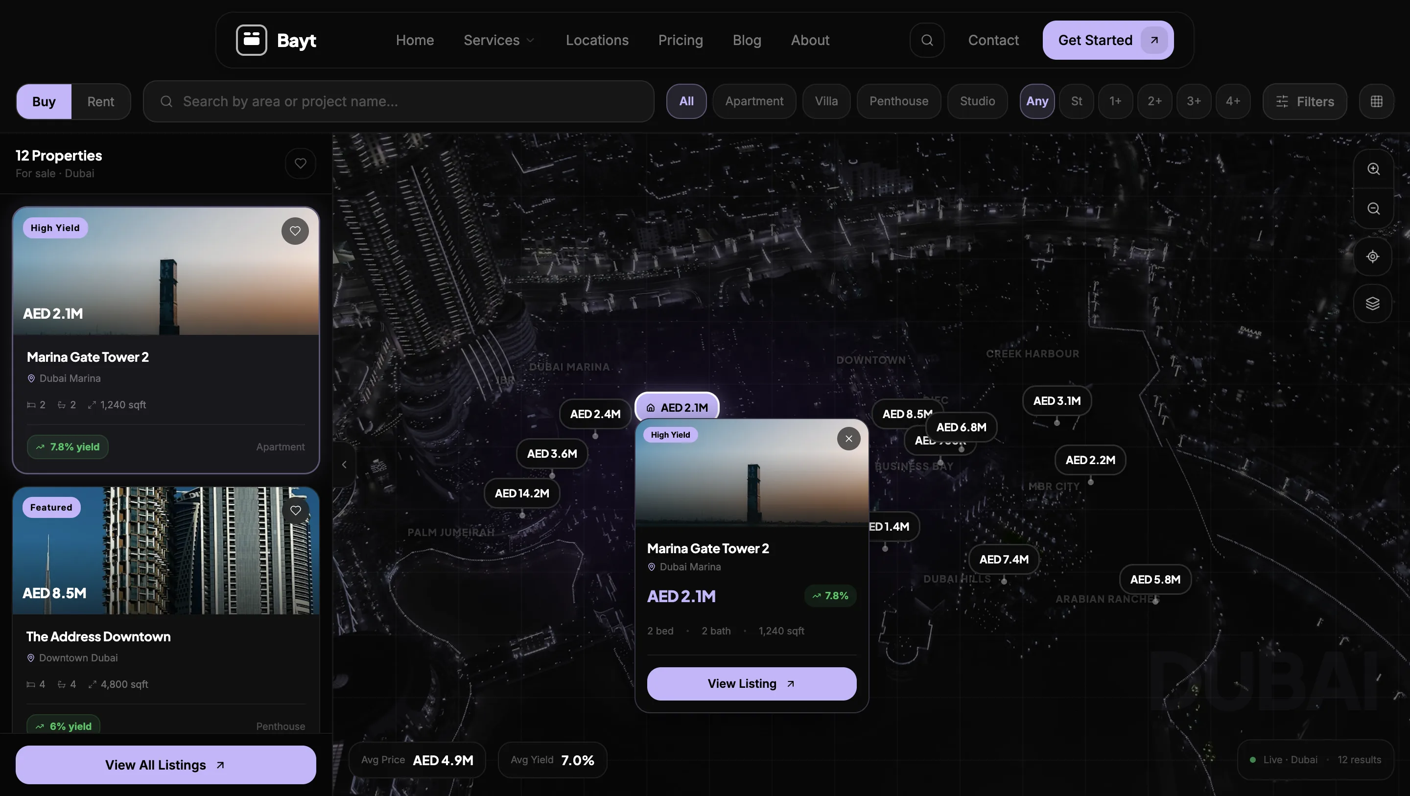 Luxury Real Estate Investment Platform (Concept Build) gallery 23