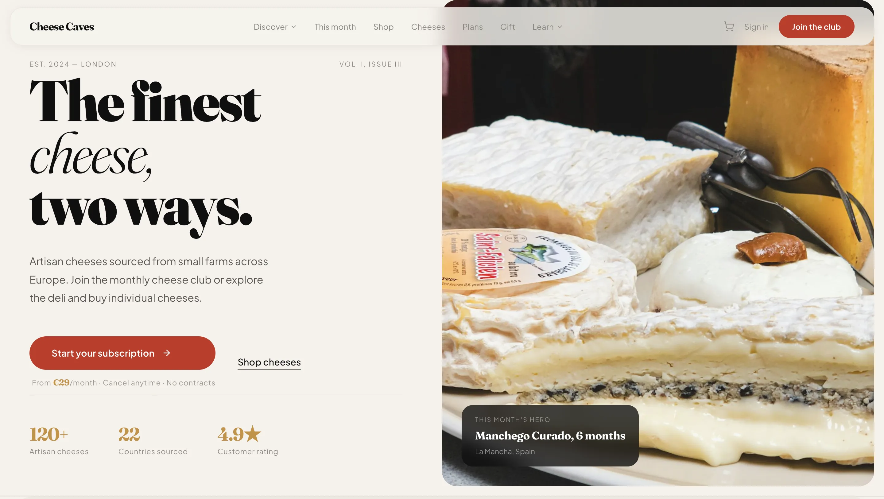 Cheese Caves illustrative artisan cheese platform concept overview
