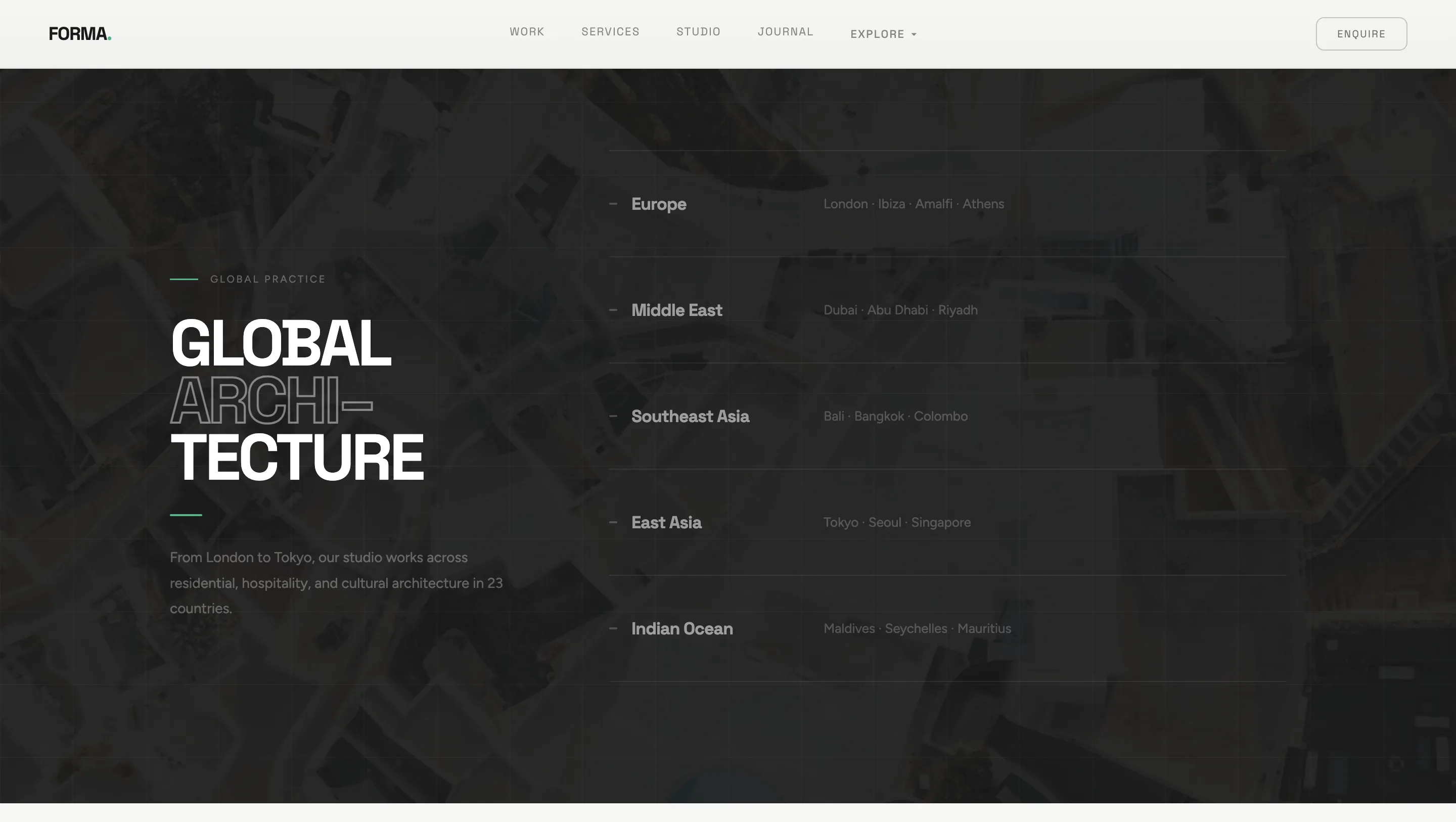 Concept Build: Editorial Platform for an Architecture Studio gallery 2