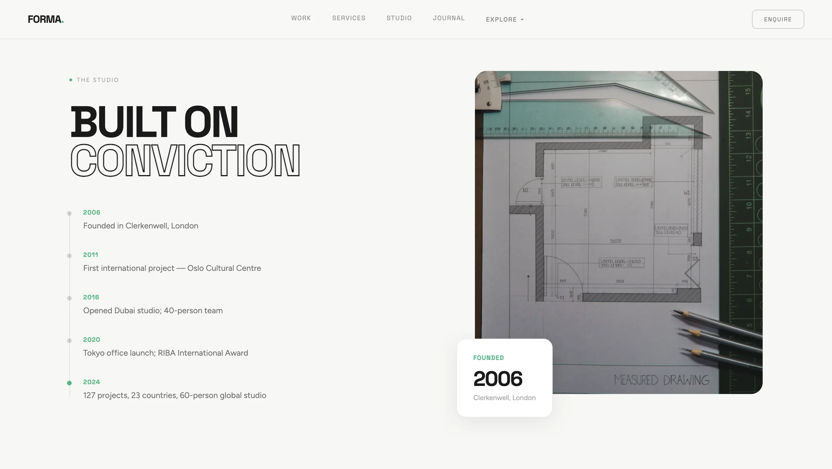 Concept Build: Editorial Platform for an Architecture Studio gallery 3