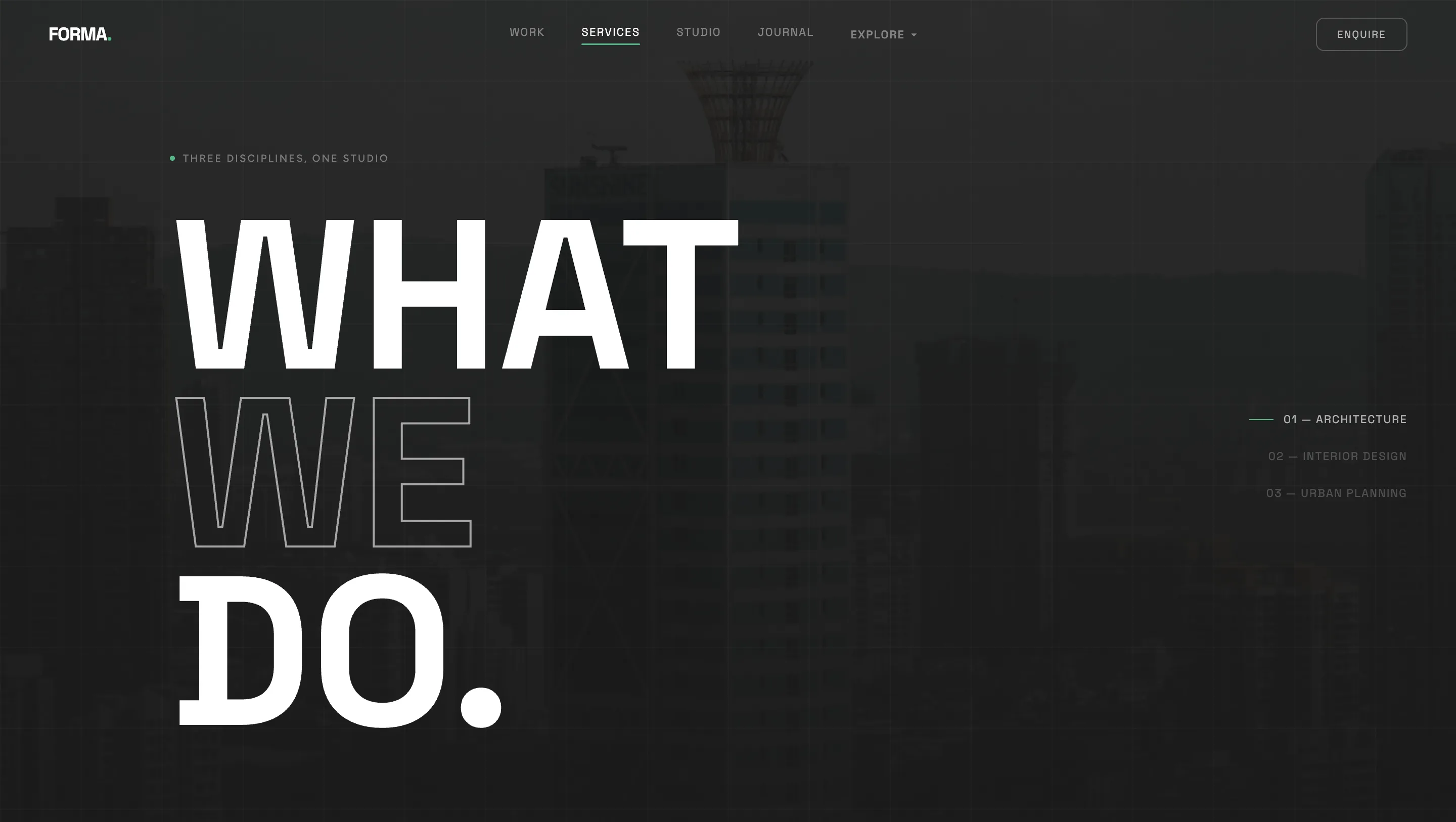 Concept Build: Editorial Platform for an Architecture Studio gallery 6