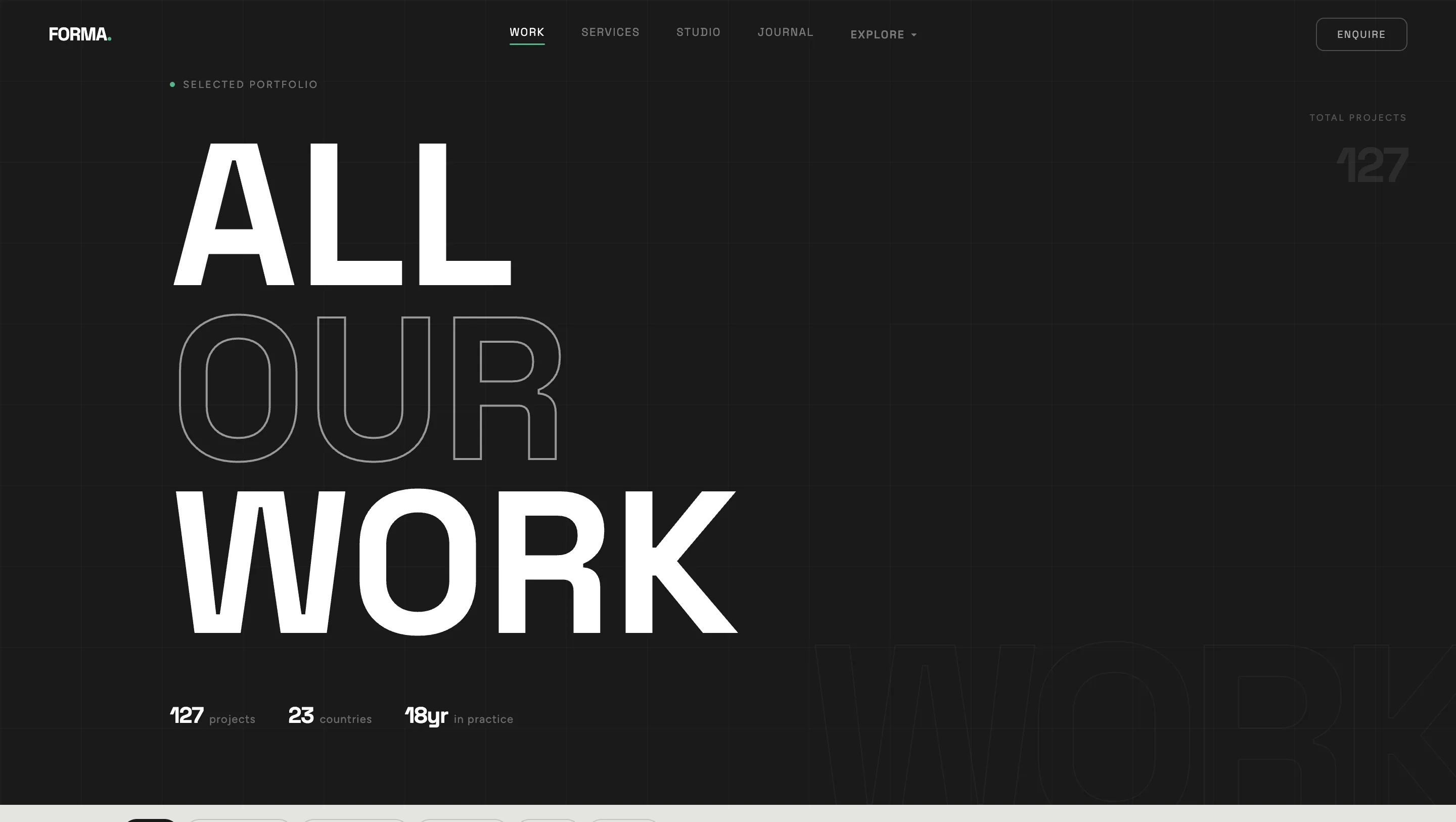 Concept Build: Editorial Platform for an Architecture Studio gallery 7