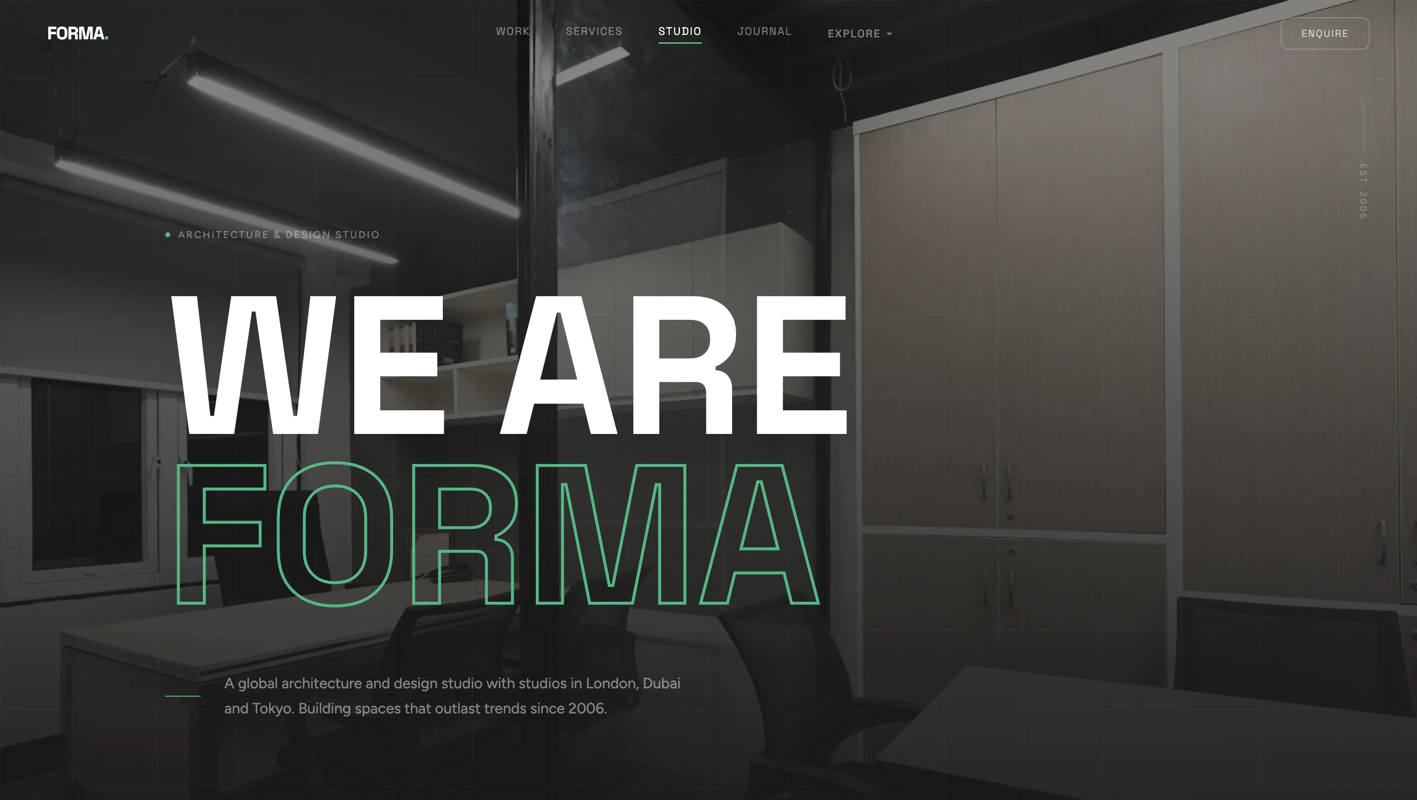 Concept Build: Editorial Platform for an Architecture Studio visual 4