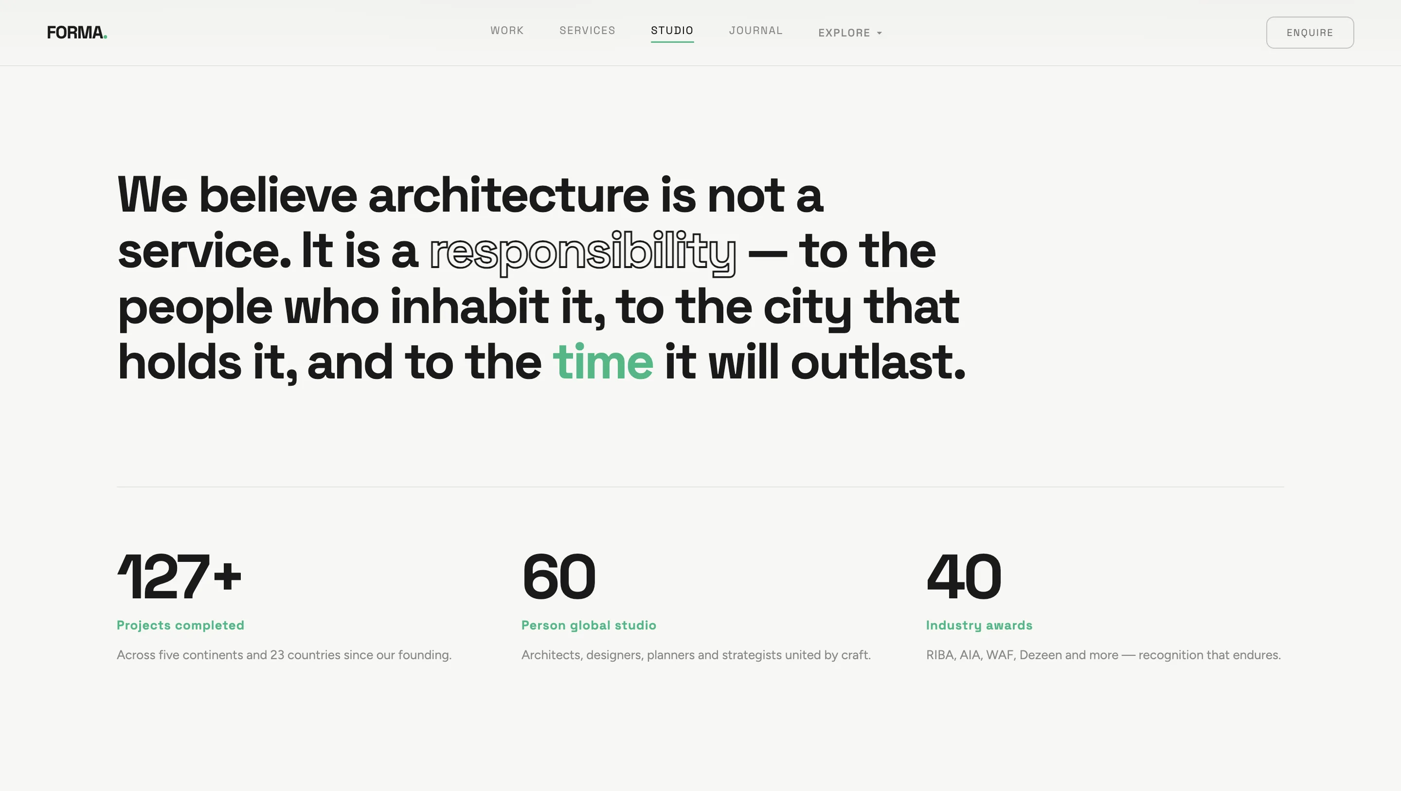 Concept Build: Editorial Platform for an Architecture Studio gallery 9