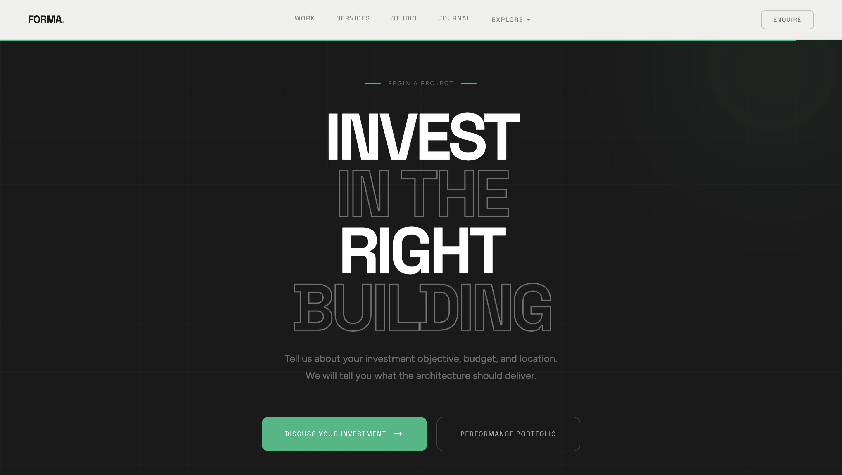 Concept Build: Editorial Platform for an Architecture Studio gallery 21