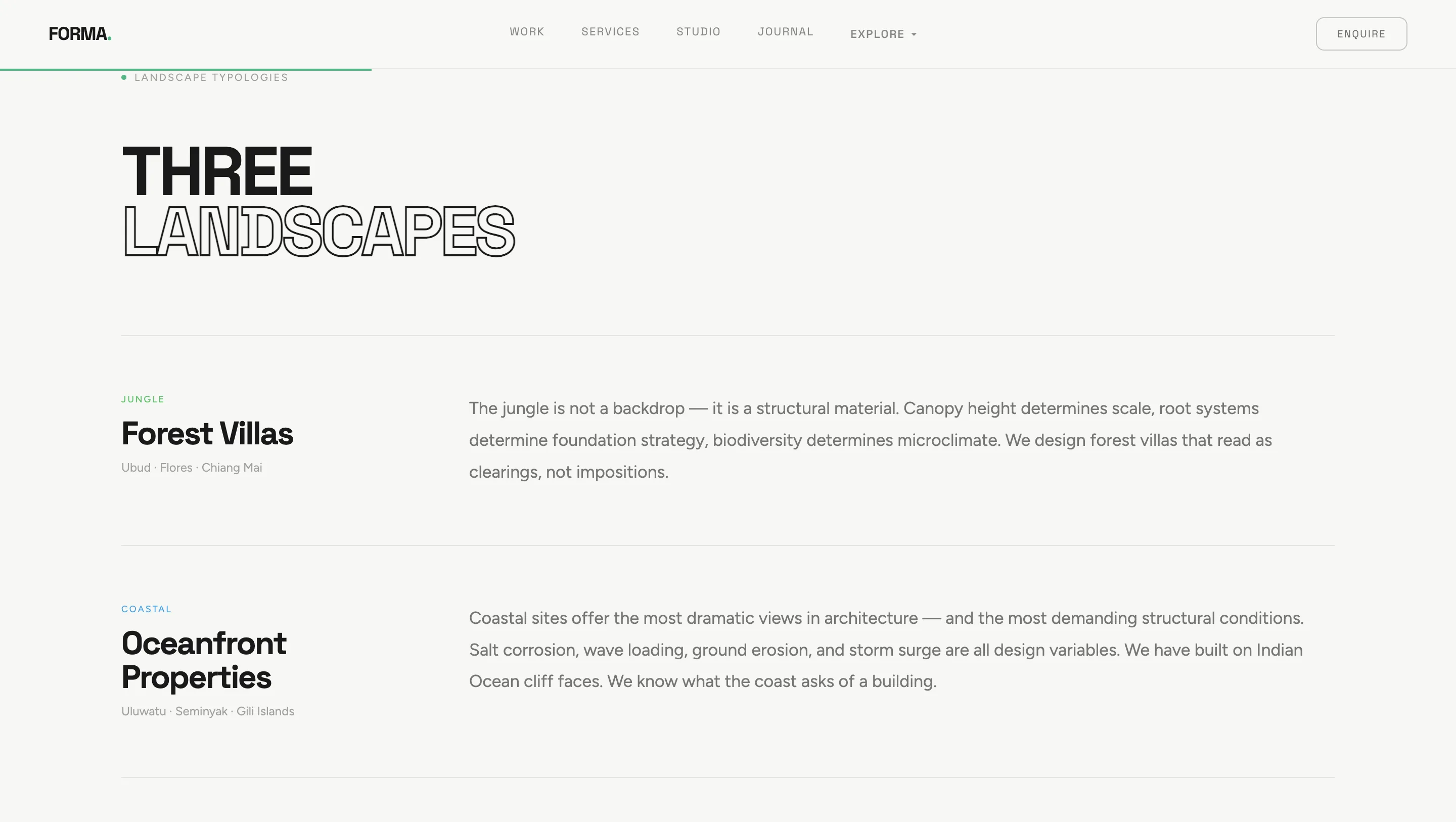 Concept Build: Editorial Platform for an Architecture Studio gallery 25