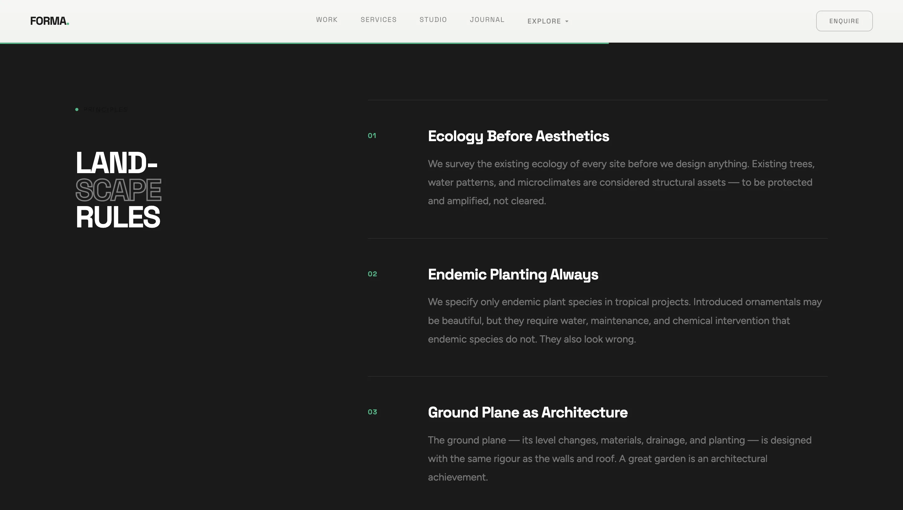 Concept Build: Editorial Platform for an Architecture Studio visual 10