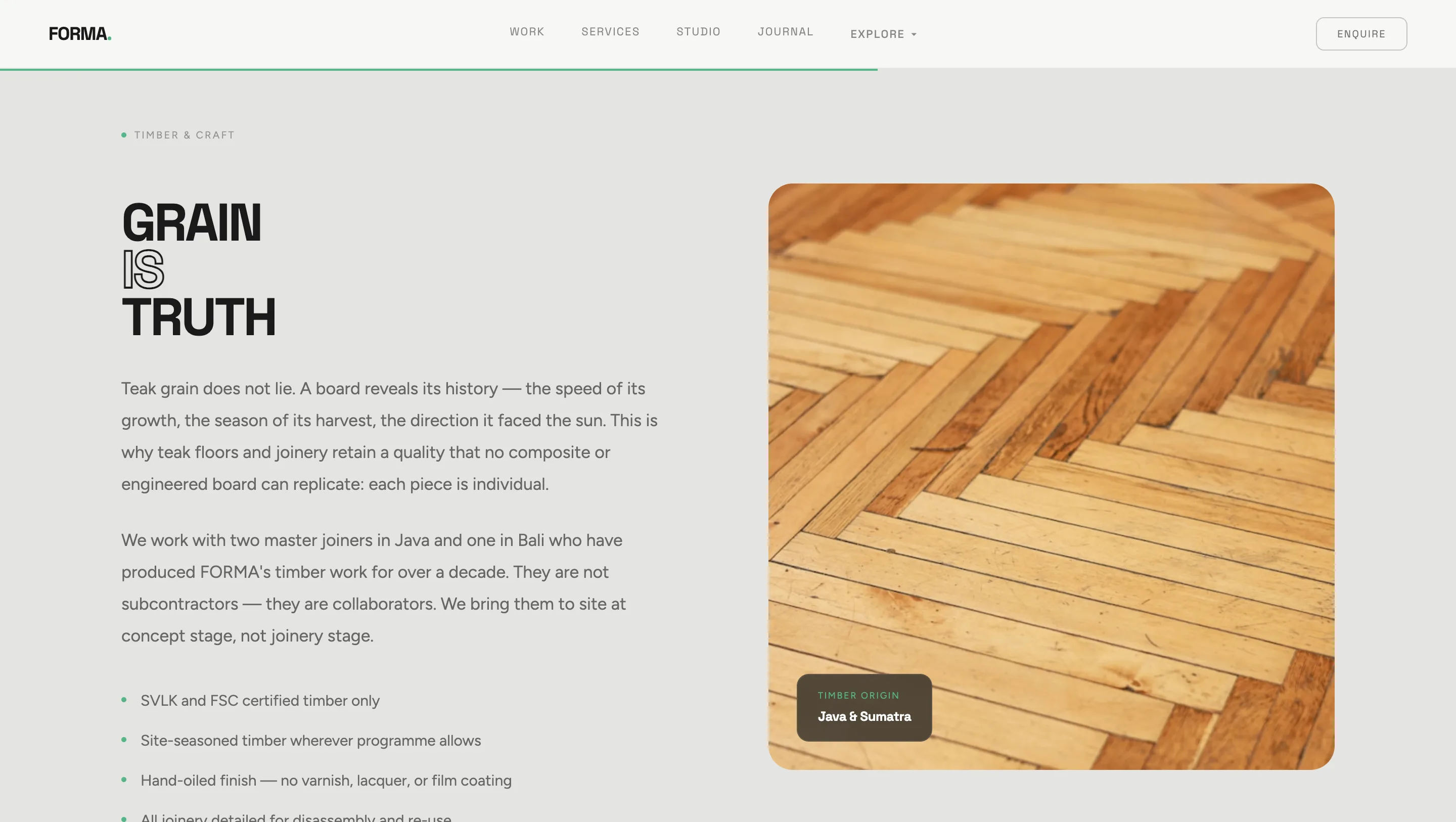 Concept Build: Editorial Platform for an Architecture Studio gallery 29