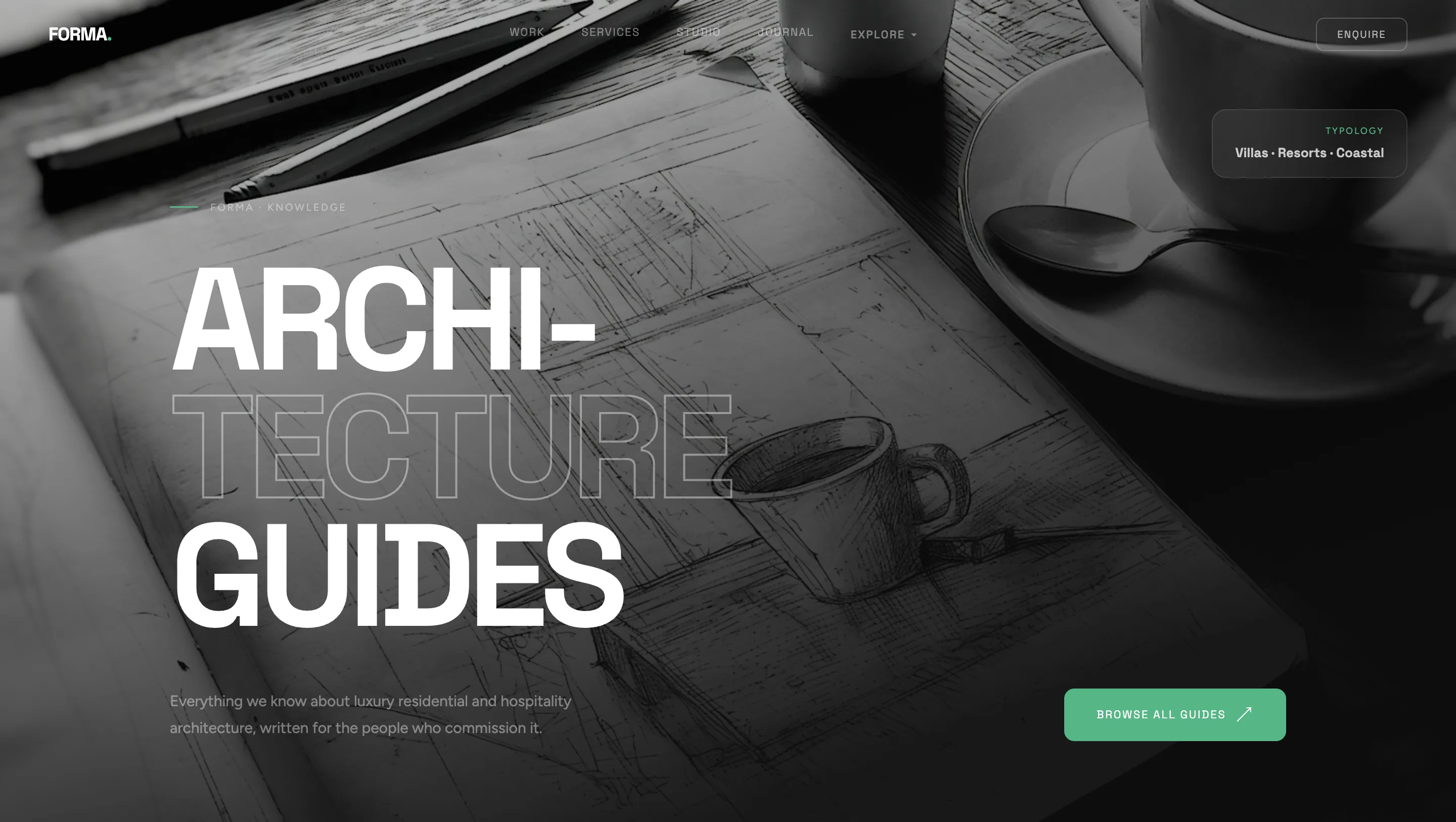 Concept Build: Editorial Platform for an Architecture Studio gallery 33