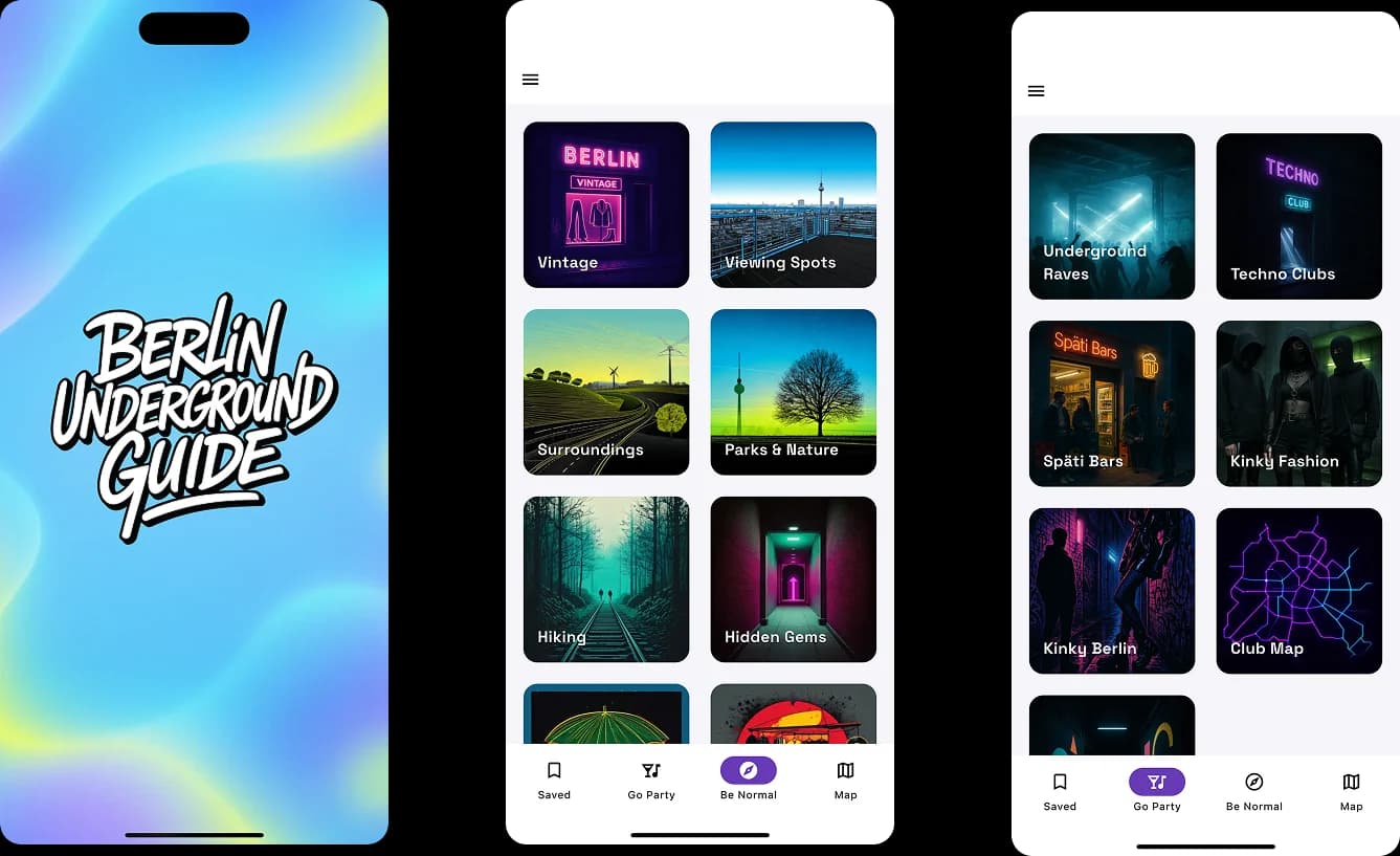 Berlin Guide App — studio initiative