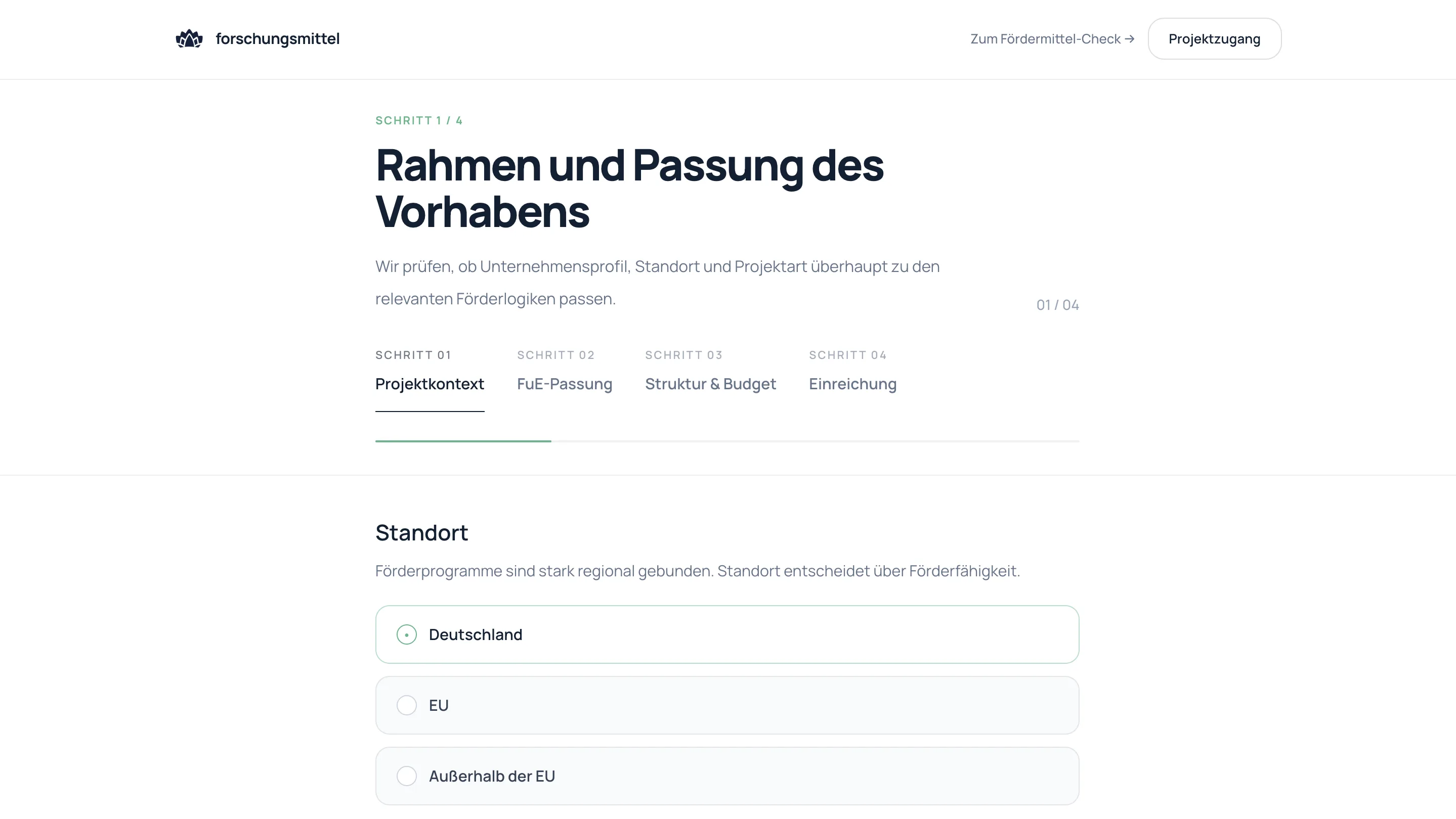 Forschungsmittel product layer screen 02