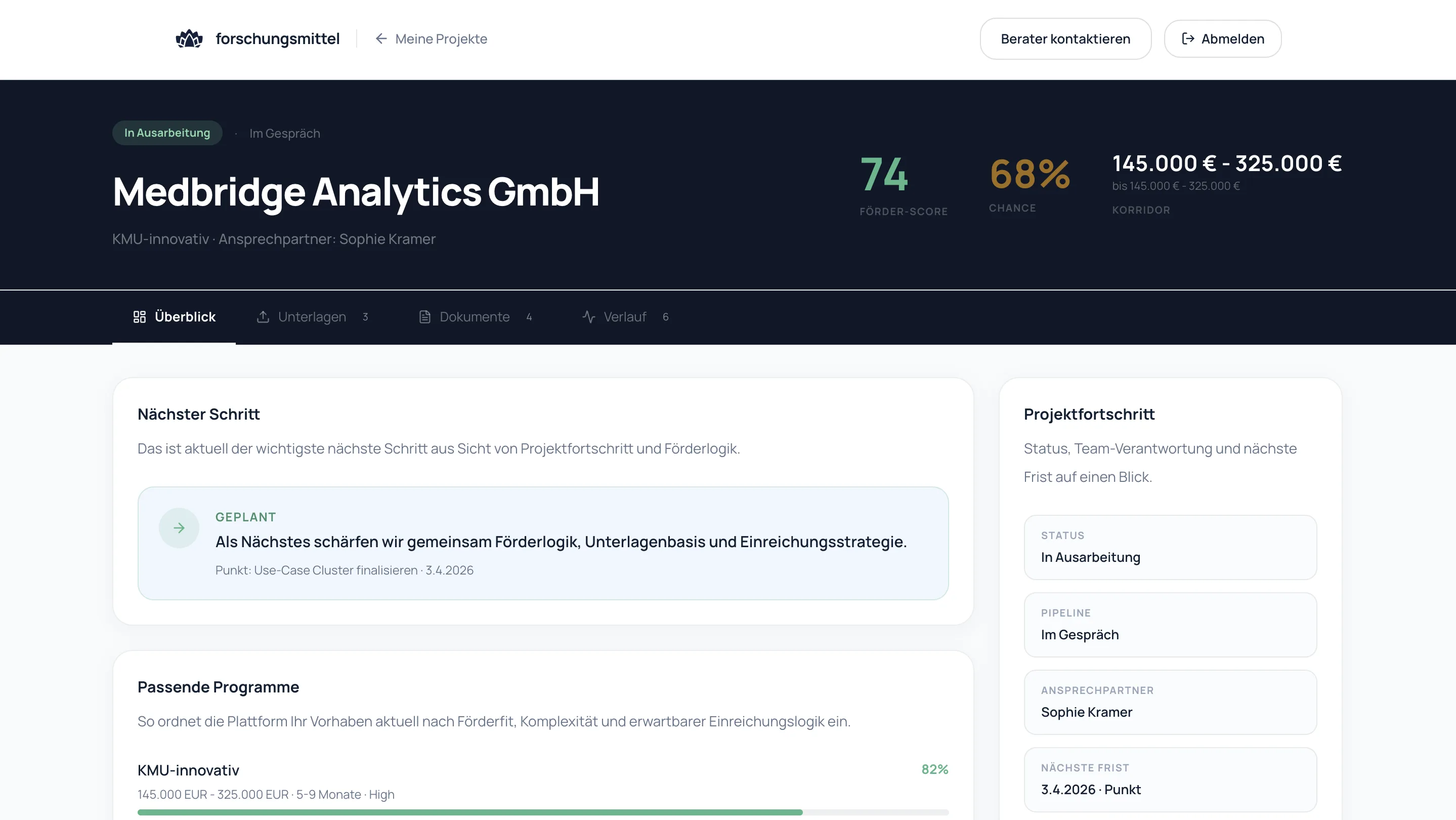 Forschungsmittel product layer screen 07