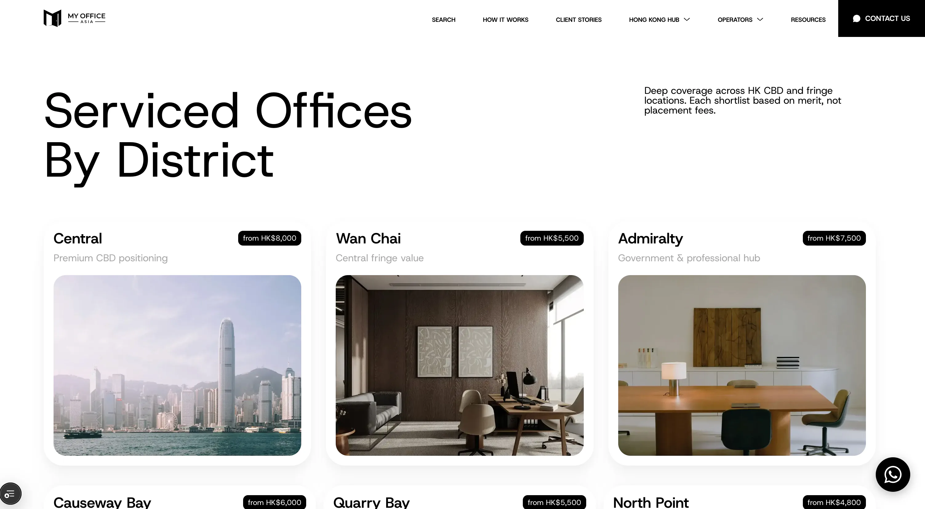 My Office Asia — Flex-Workspace Catalog Platform with Admin CMS — visual 2