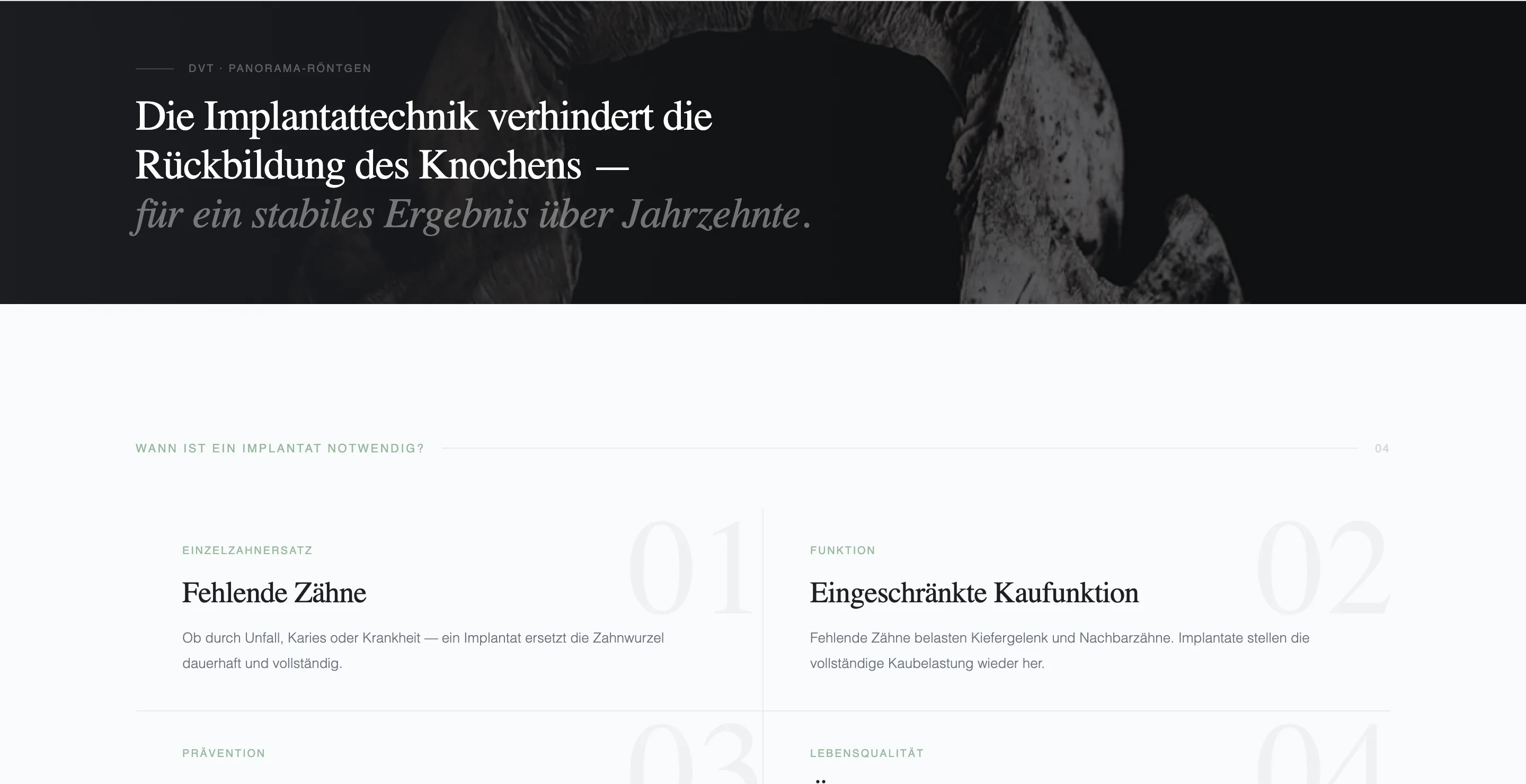 Illustrative topic-module page with content blocks (concept)