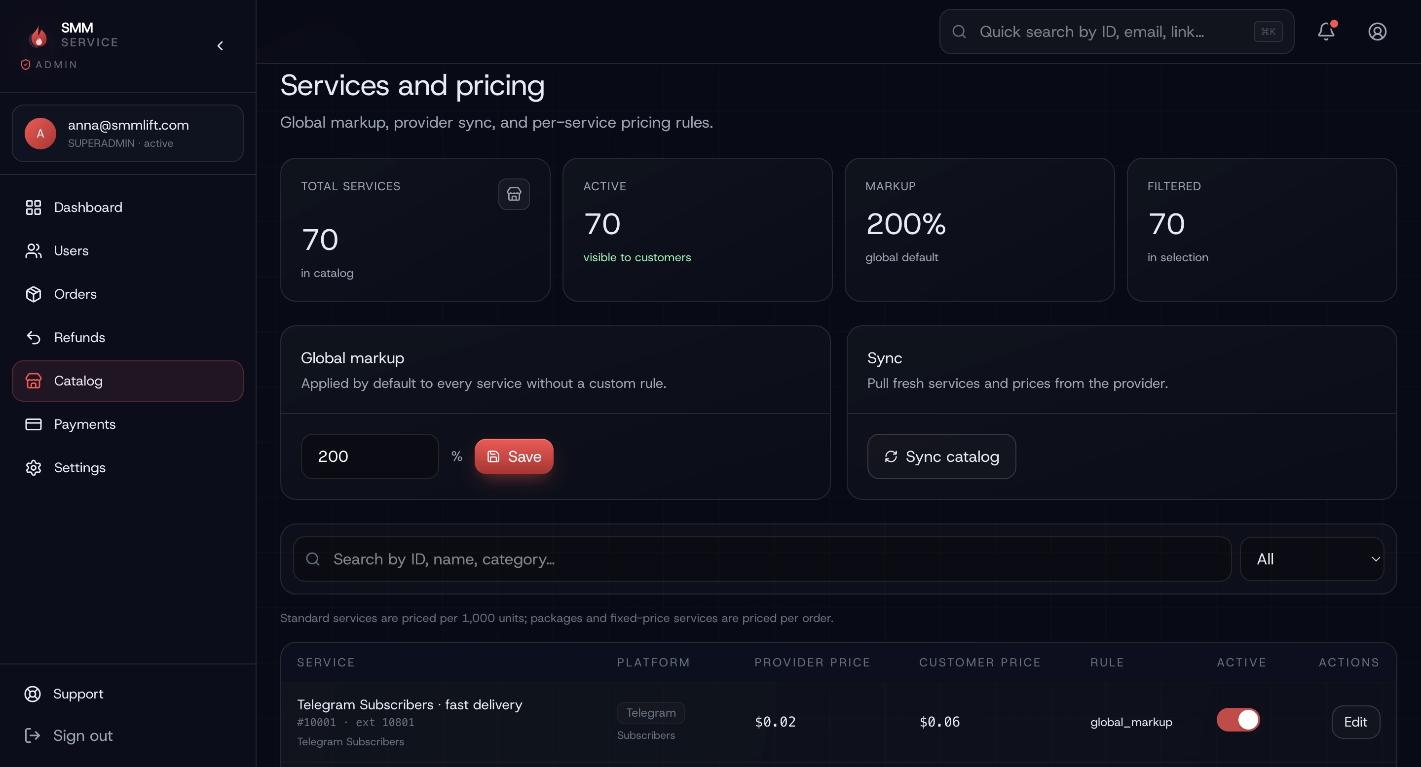 Creator marketing platform · screen 46