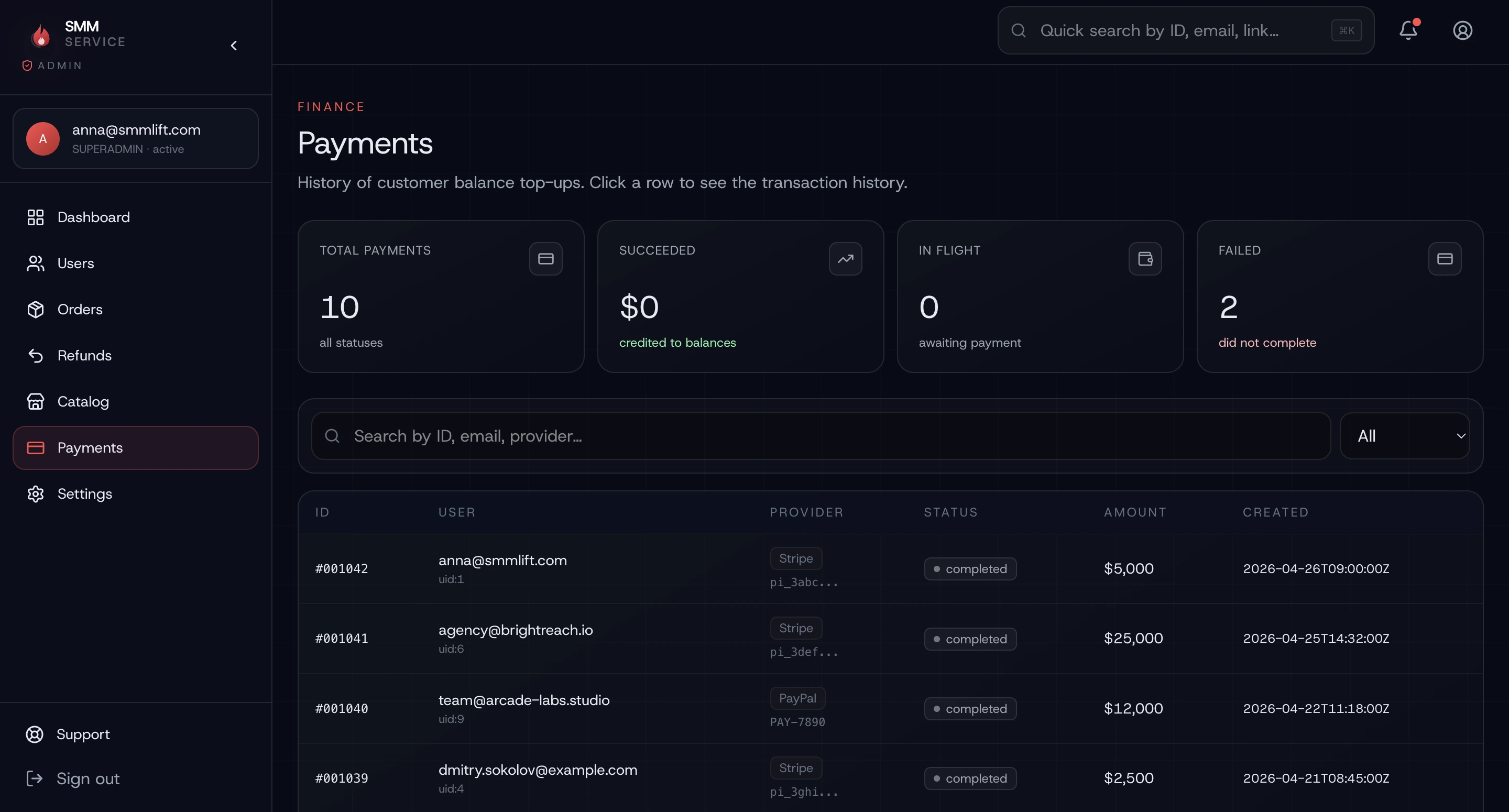 Creator marketing platform · screen 47