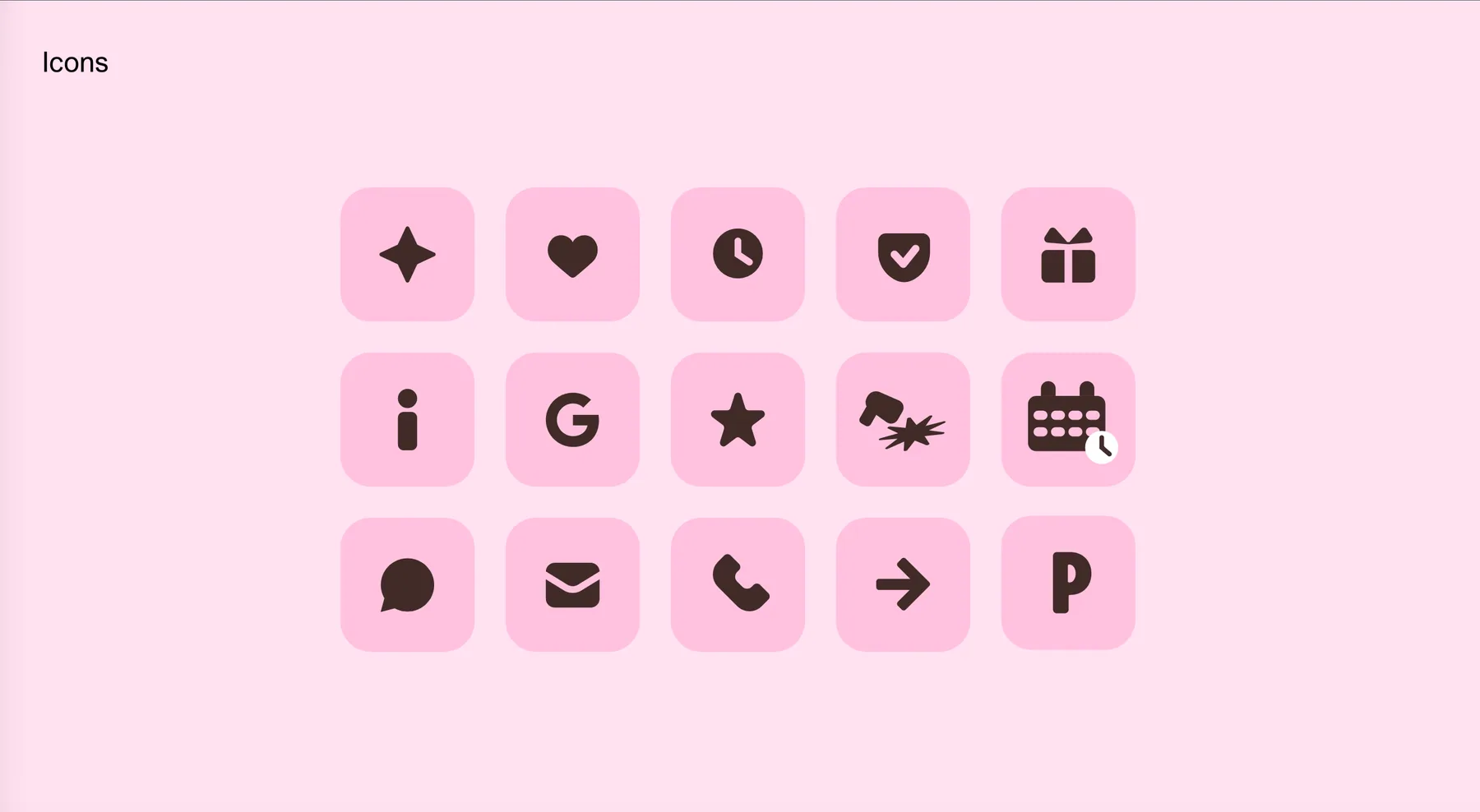 WunderDerm rounded icon system