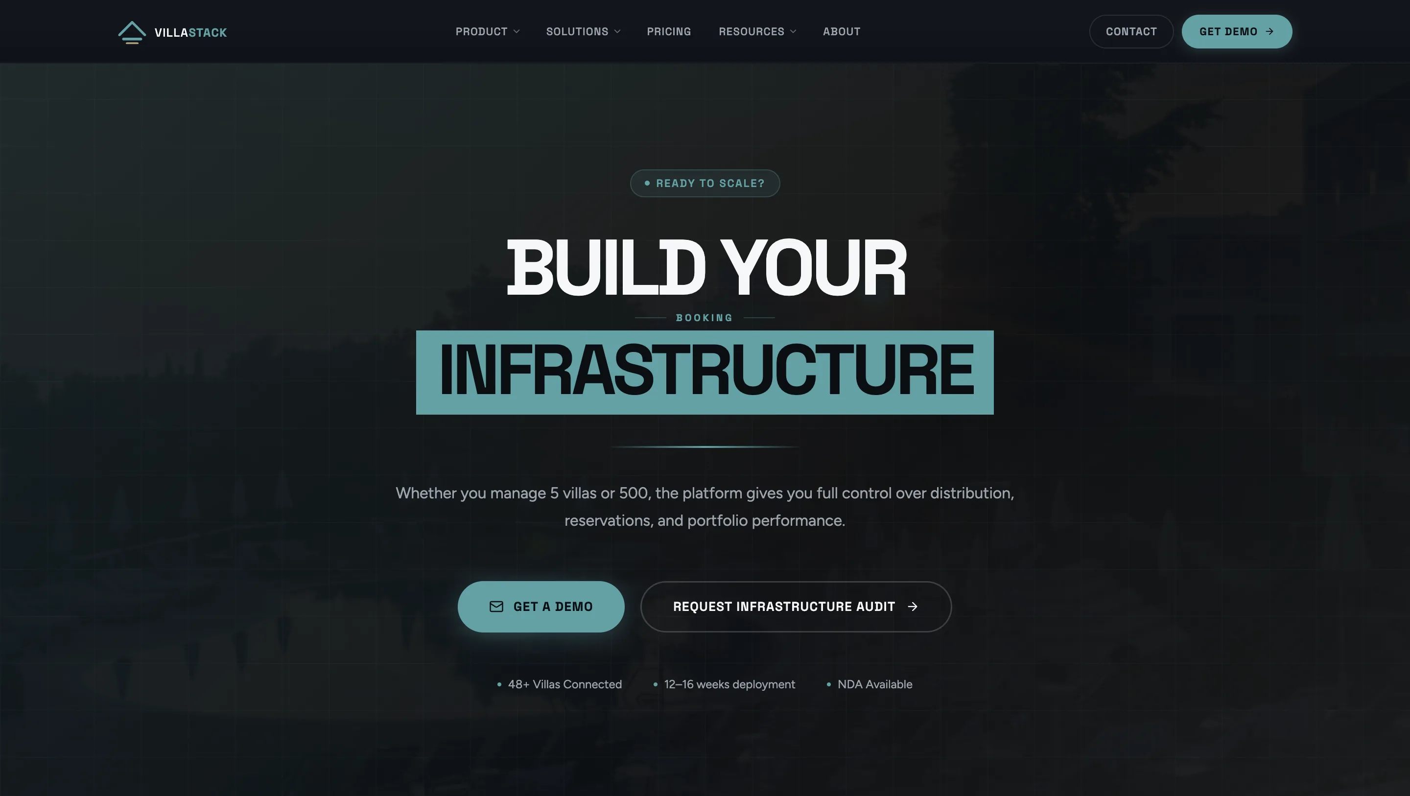 VillaStack — Concept Build: Booking Infrastructure for Villa Portfolios gallery 3