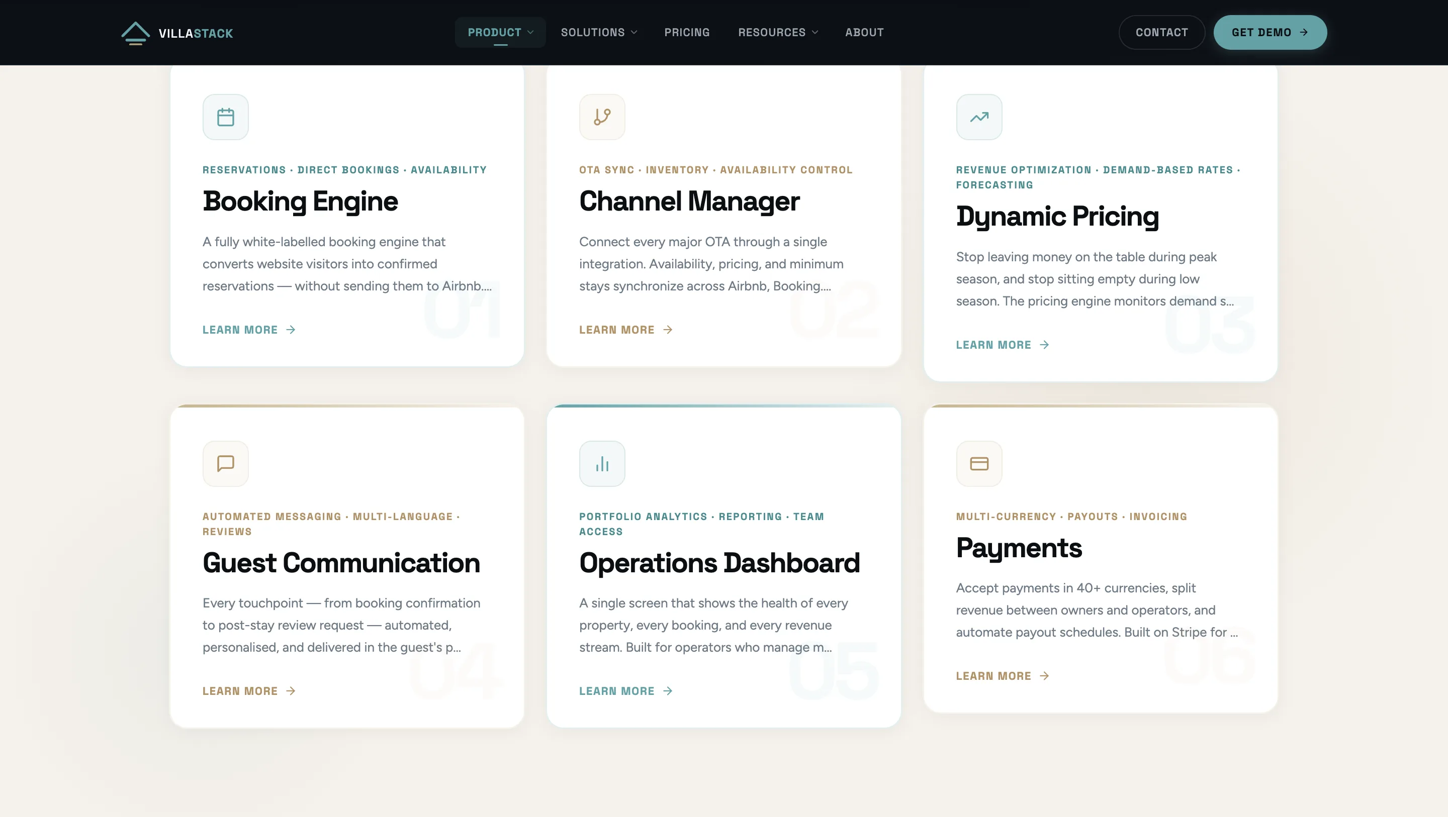 VillaStack — Concept Build: Booking Infrastructure for Villa Portfolios gallery 7