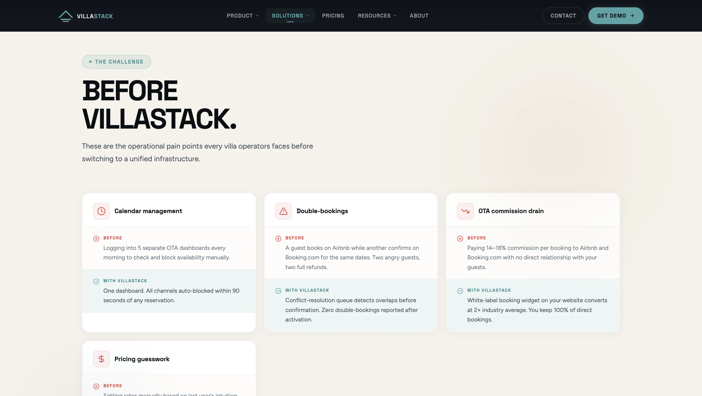 VillaStack — Concept Build: Booking Infrastructure for Villa Portfolios gallery 9
