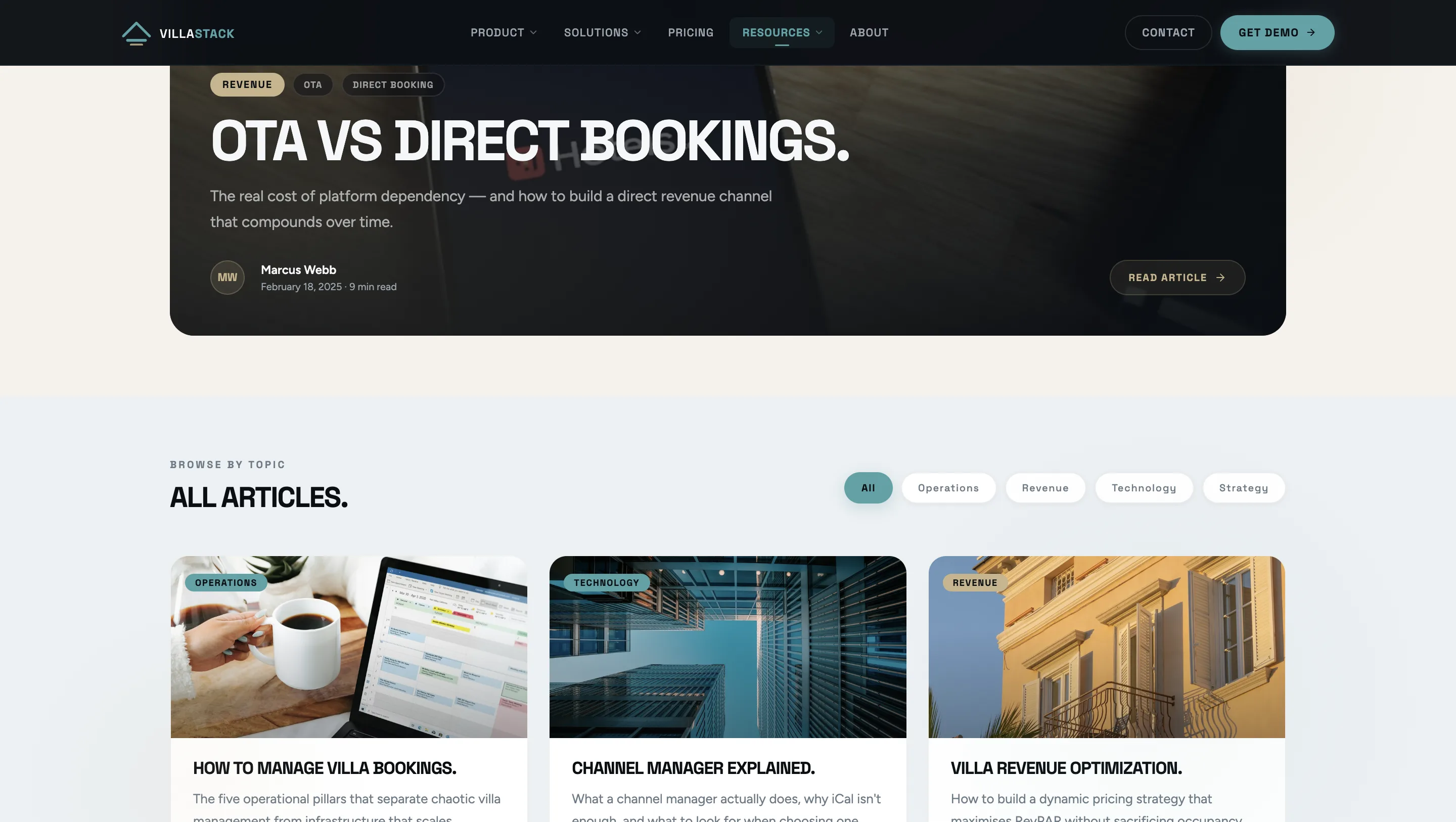 VillaStack — Concept Build: Booking Infrastructure for Villa Portfolios visual 9